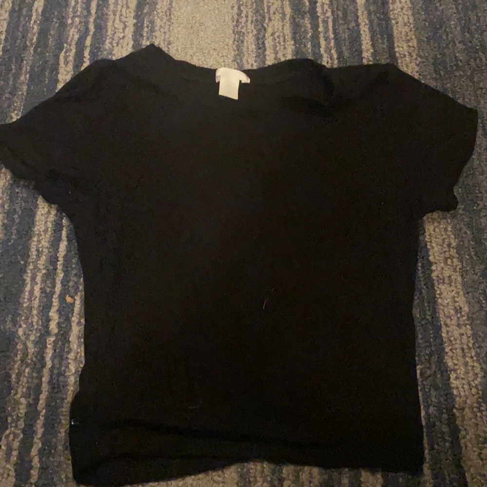 Black tight bozzolo tee